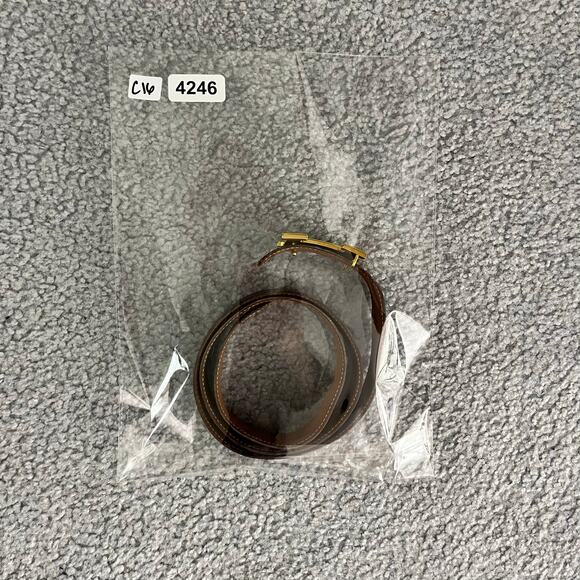 Hermès Black Brown 32mm Reversible H Logo Belt Gold Buckle Wns Classic Old Money - Picture 8 of 8